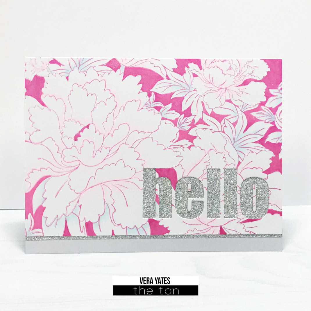 Blooming Peony Garden Cling Background