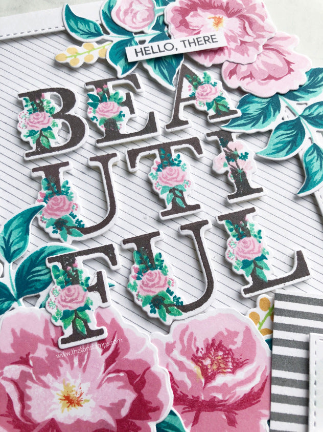 Layered Floral Alpha Stamps