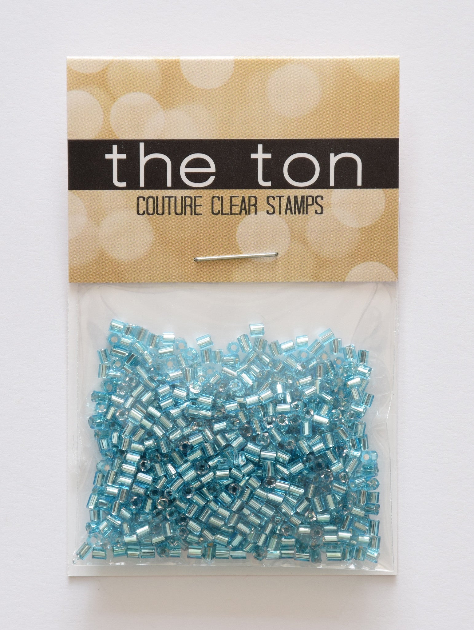 Island Blue Bugle Beads