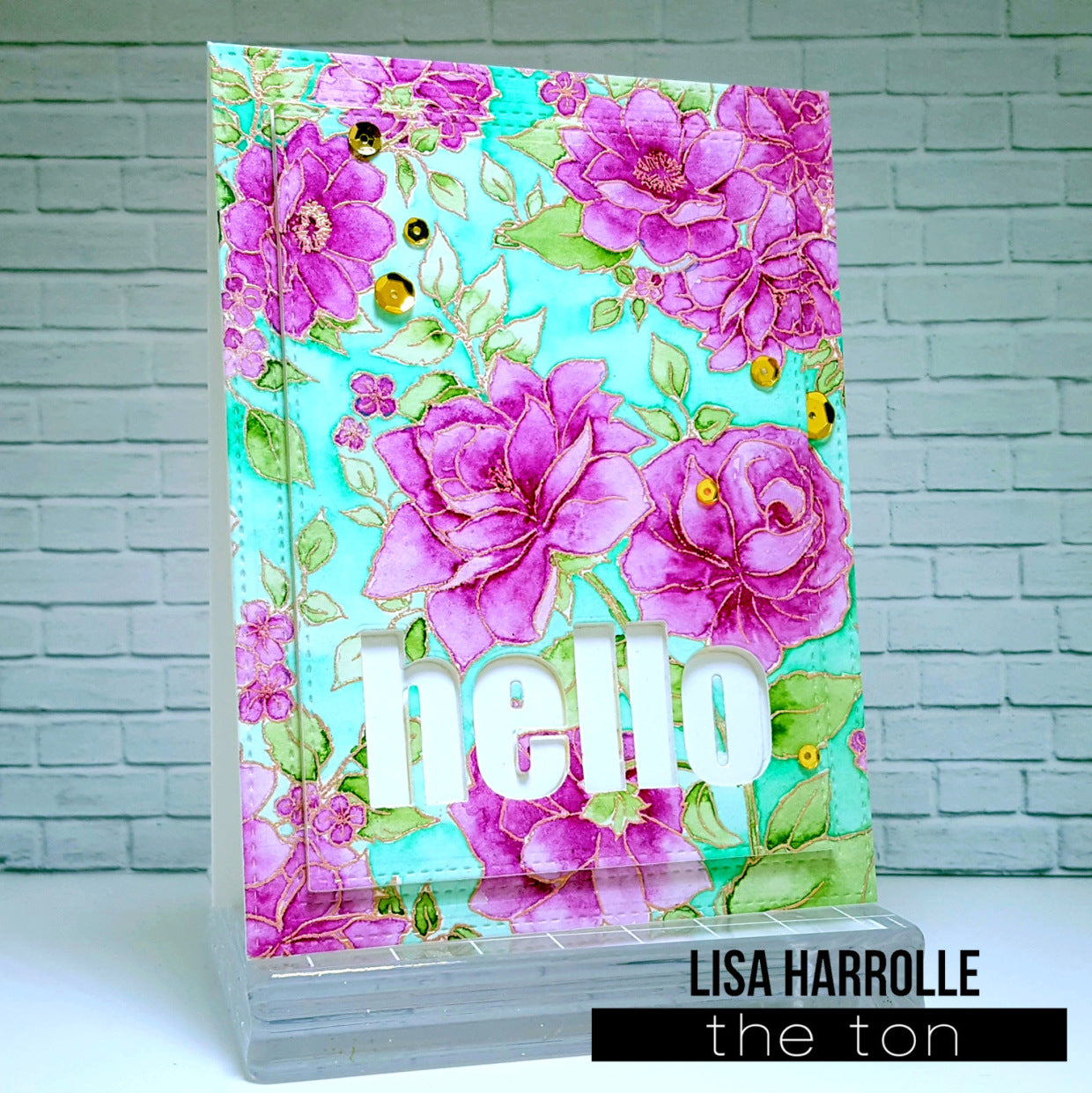 Bold General Greeting Word Plate Dies