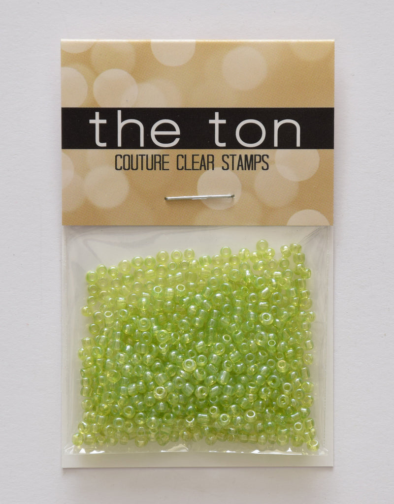 Grape Green Seed Beads