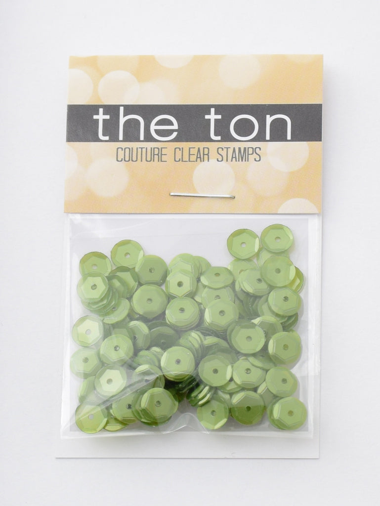 Key Lime Sequins - 10, 8, 6, 5, 4mm, Mixed