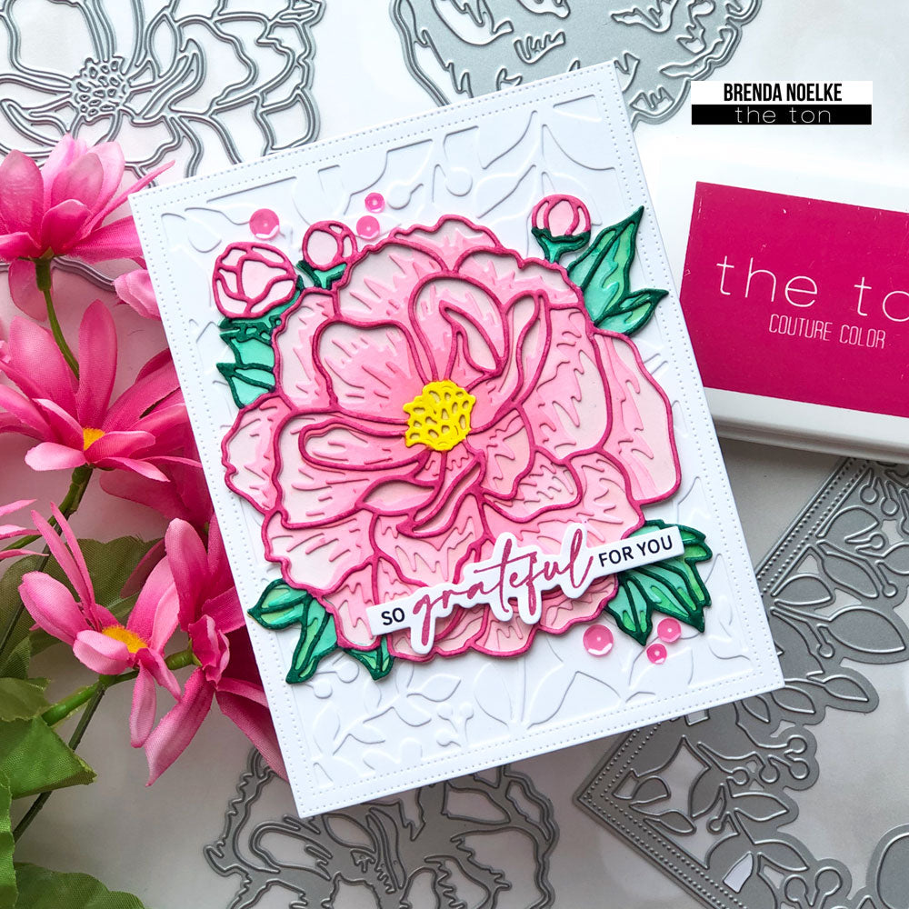 Lovely Peony Layering Dies