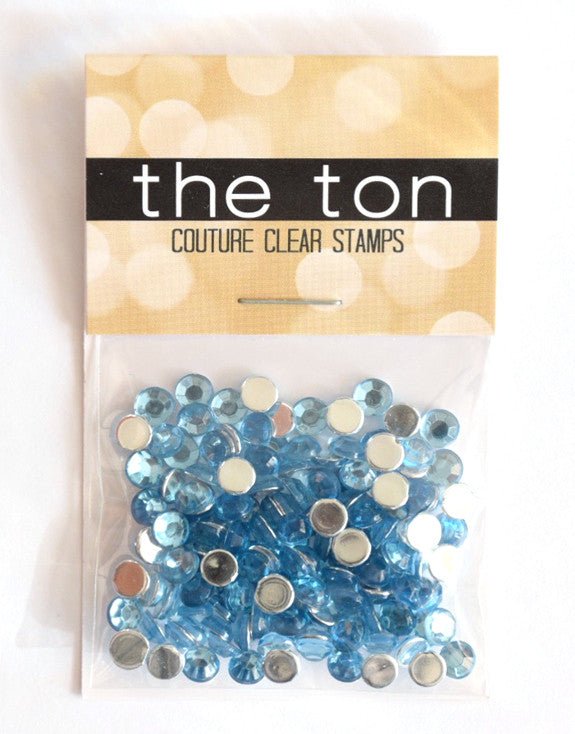 Rhinestone Gems - Light Blue