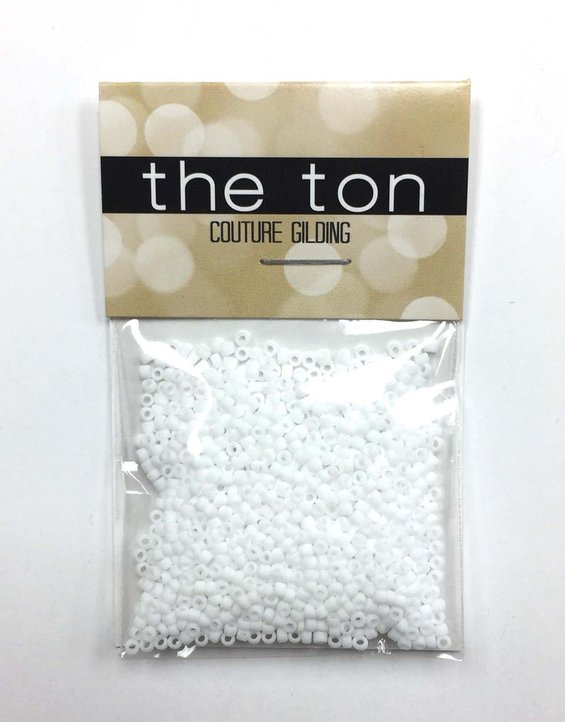 Marshmallow Matte Seed Beads