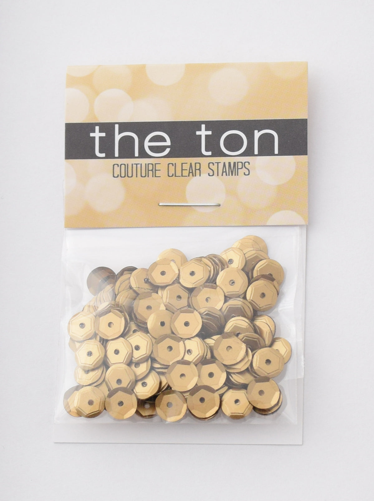 Matte Gold Sequins - 10, 8, 6, 5, 4mm, MIXED