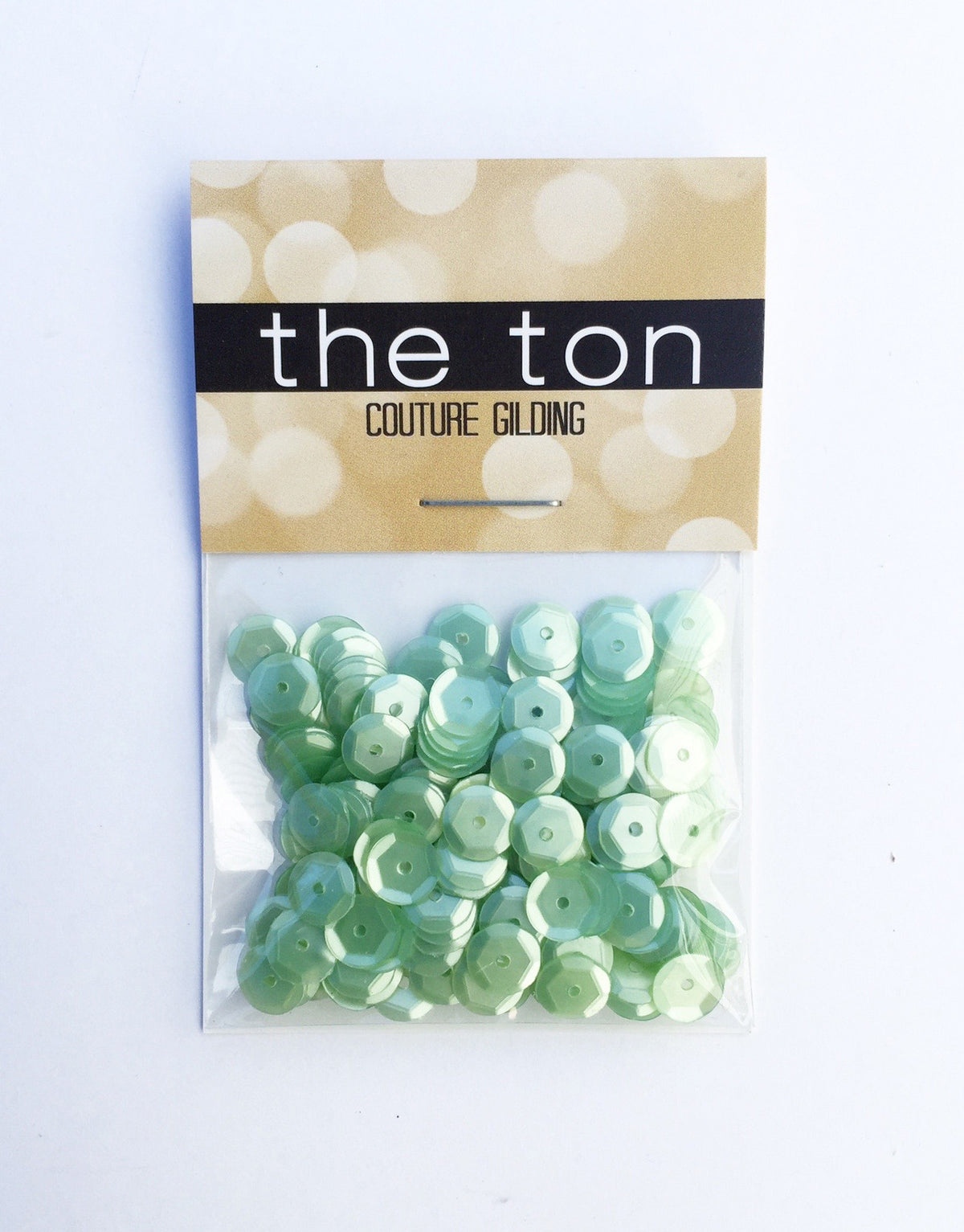 Green Tea Ice Cream Sequins - 8, 6, 5, 4mm, Mixed