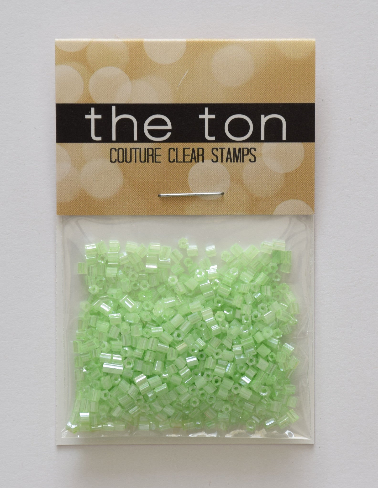Maui Green Bugle Beads