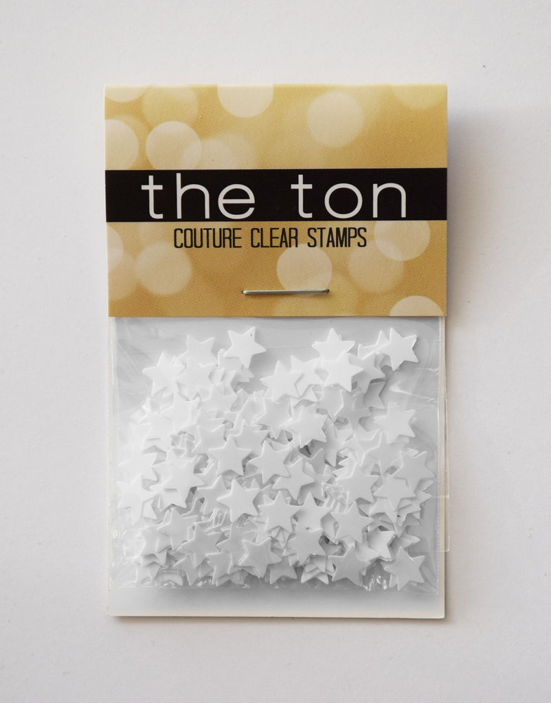 Medium Stars - White