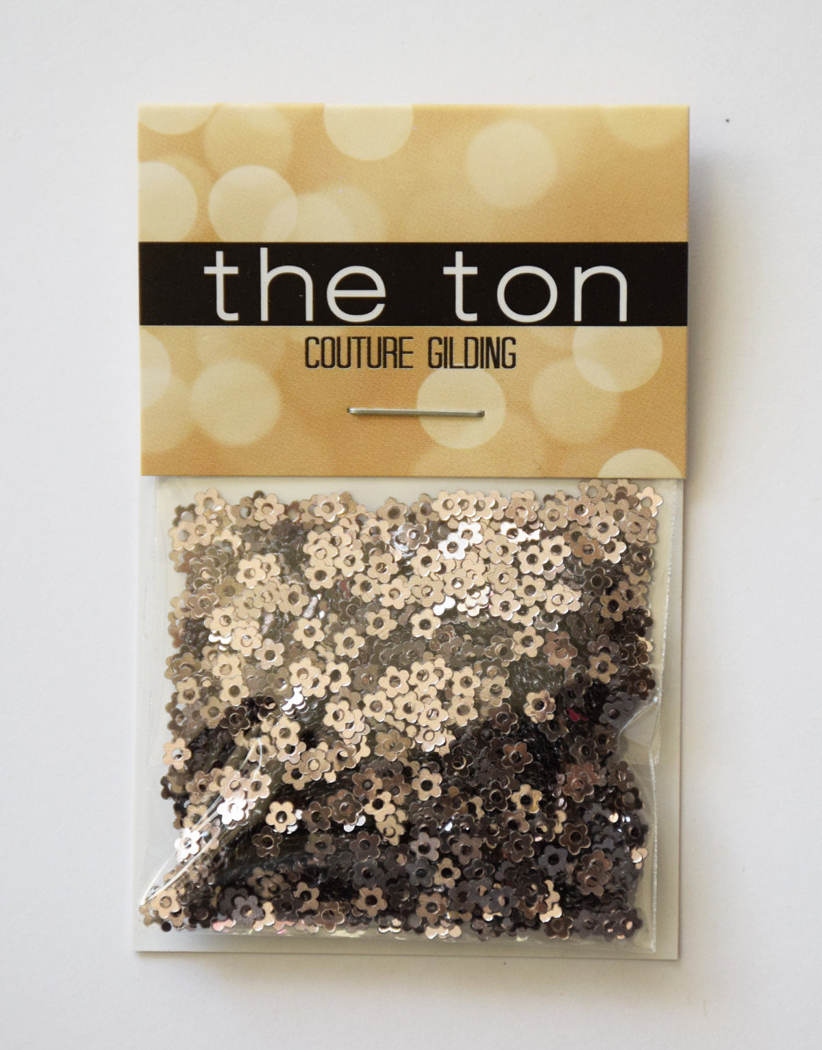 Metallic Taupe Mini Flora Sequins
