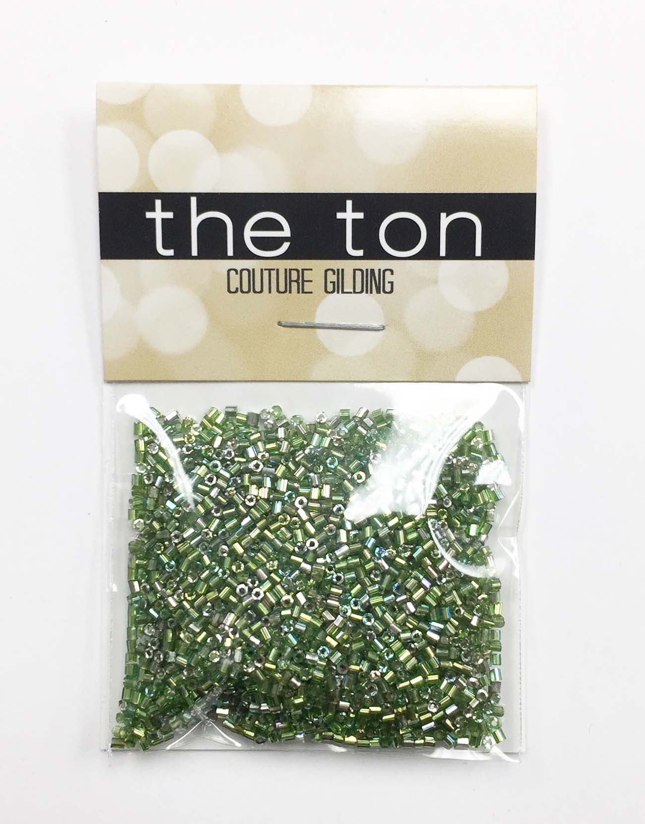 Metallic Pine Mini Bugle Beads