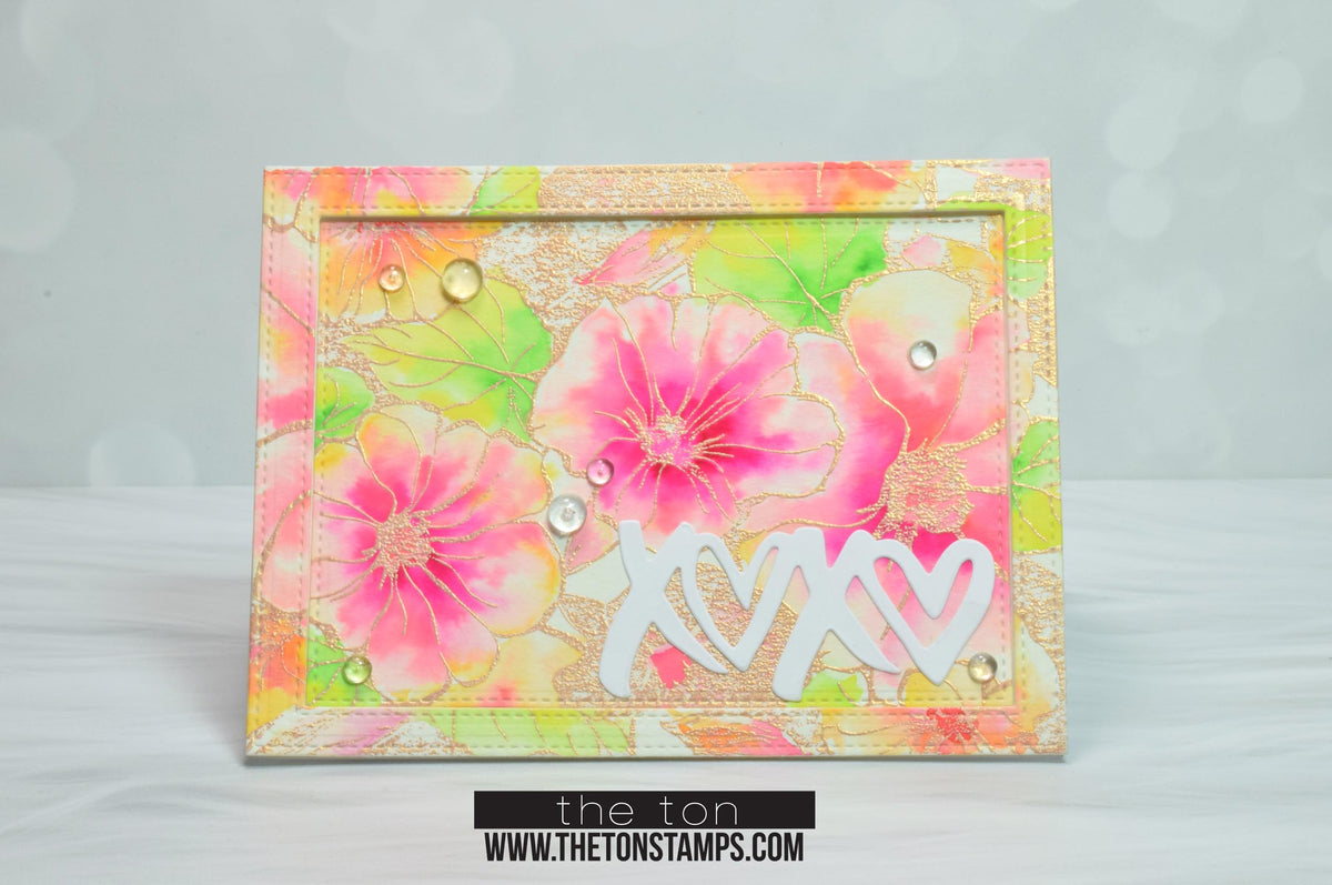 Morning Glory Garden Cling Background
