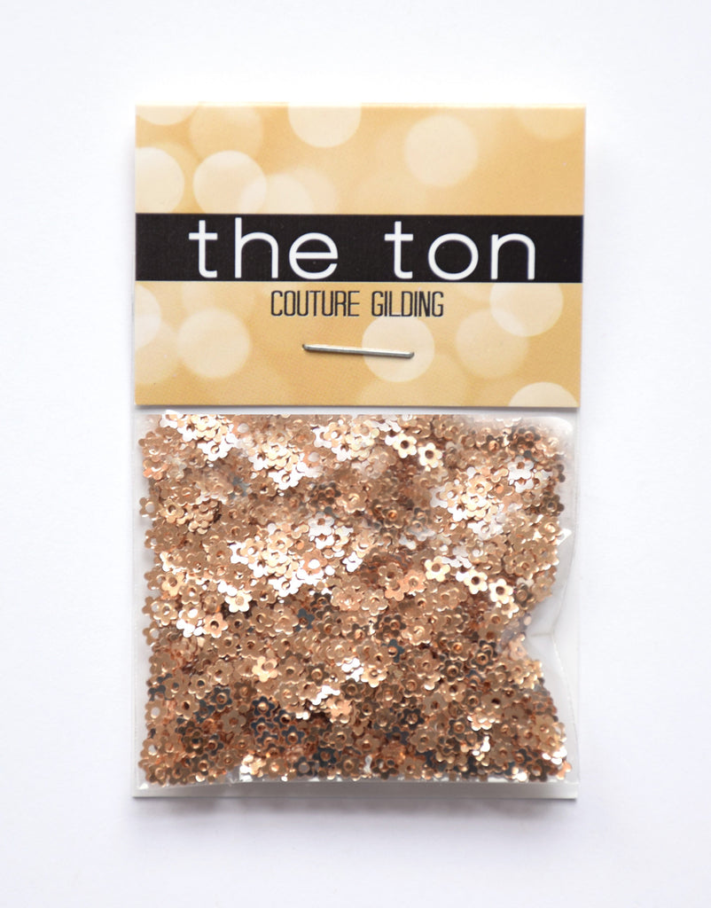 Metallic Gold Mini Flora Sequins