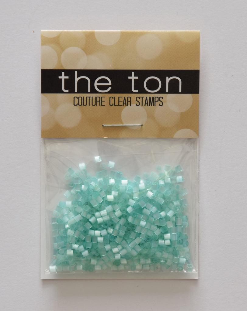 Mint Satin Beads