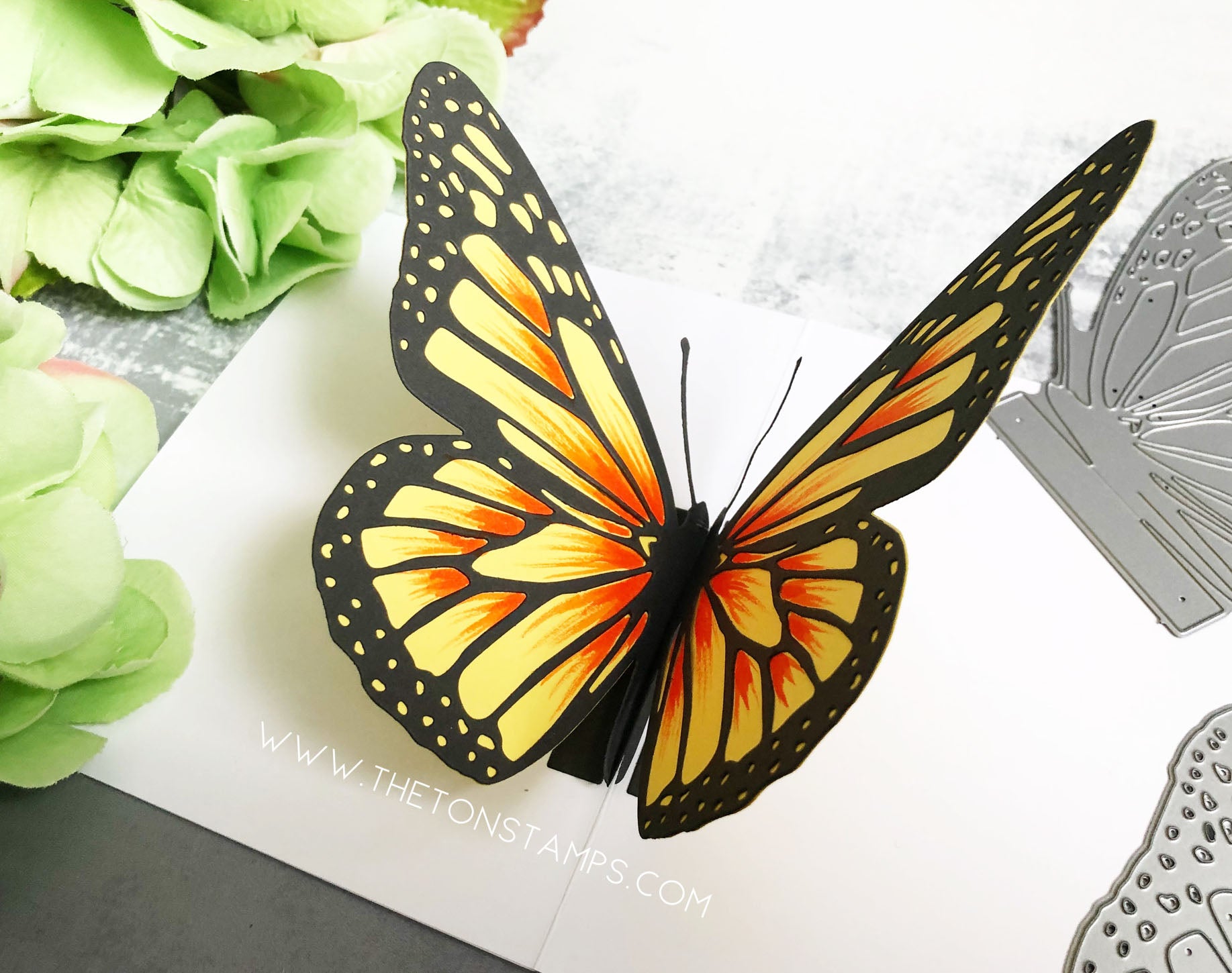 Pop-Up Butterfly Dies - Monarch