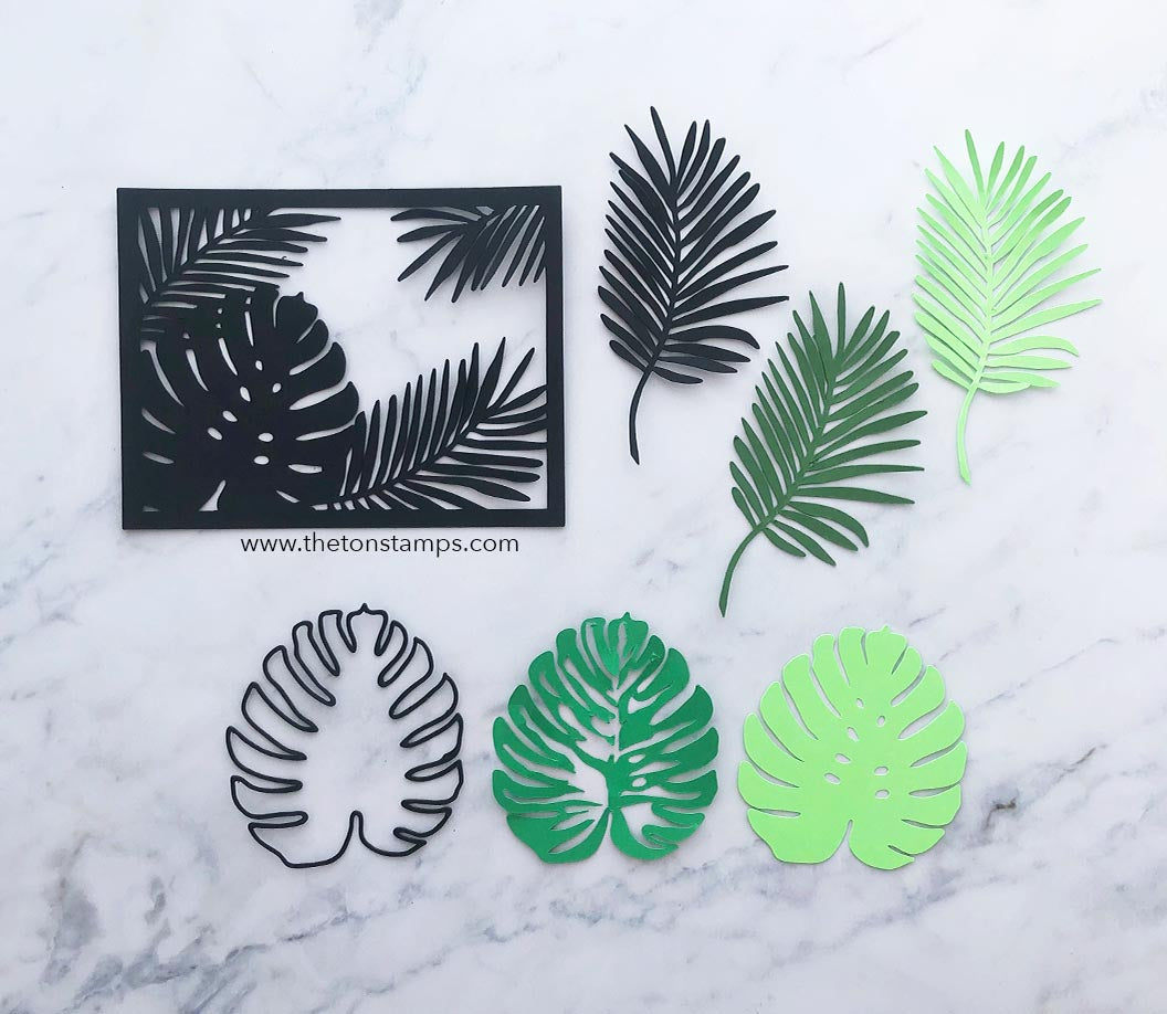 Monstera Layering Coverplate Bundle SVG Cut File
