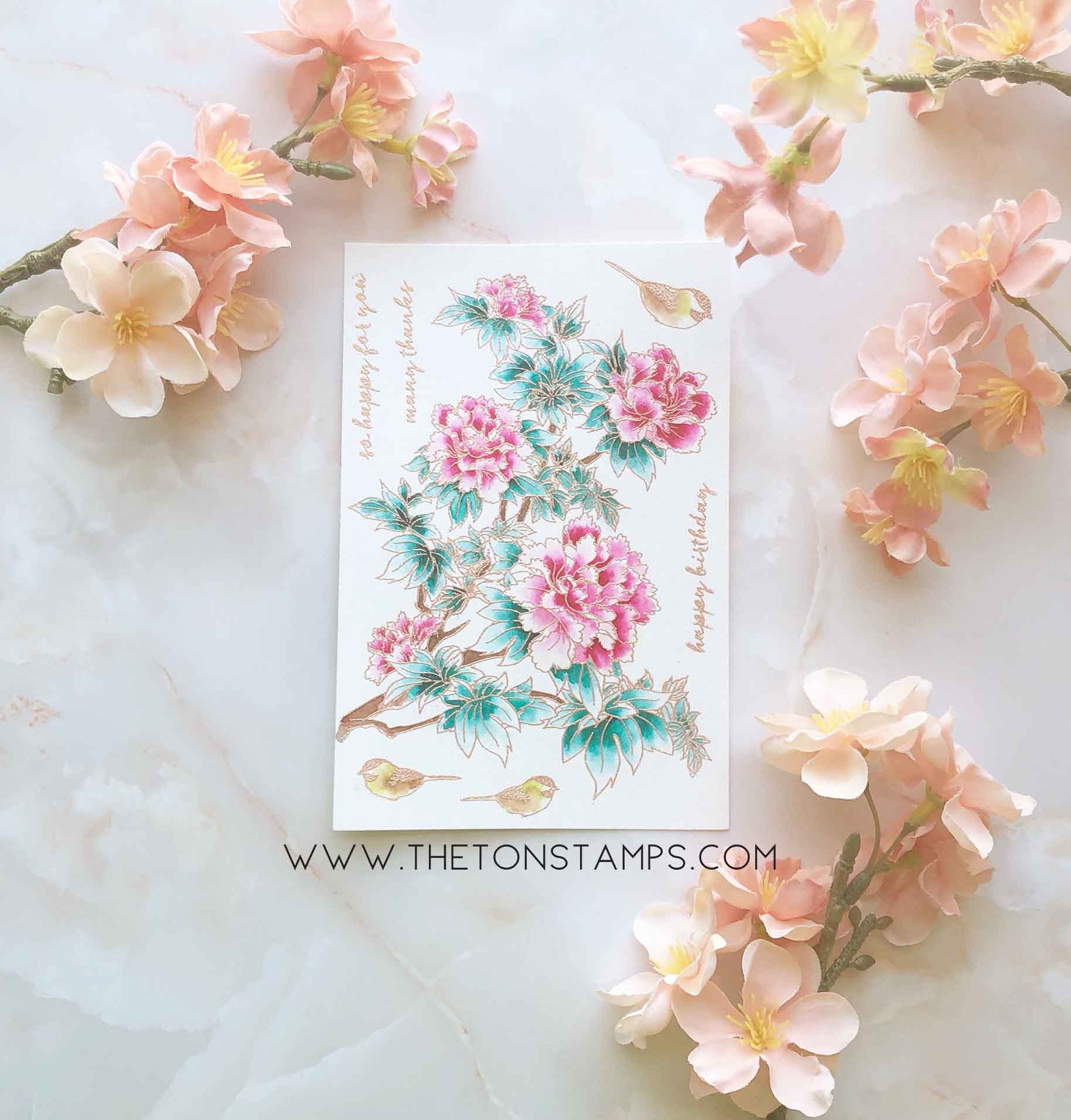 Nesting Peonies