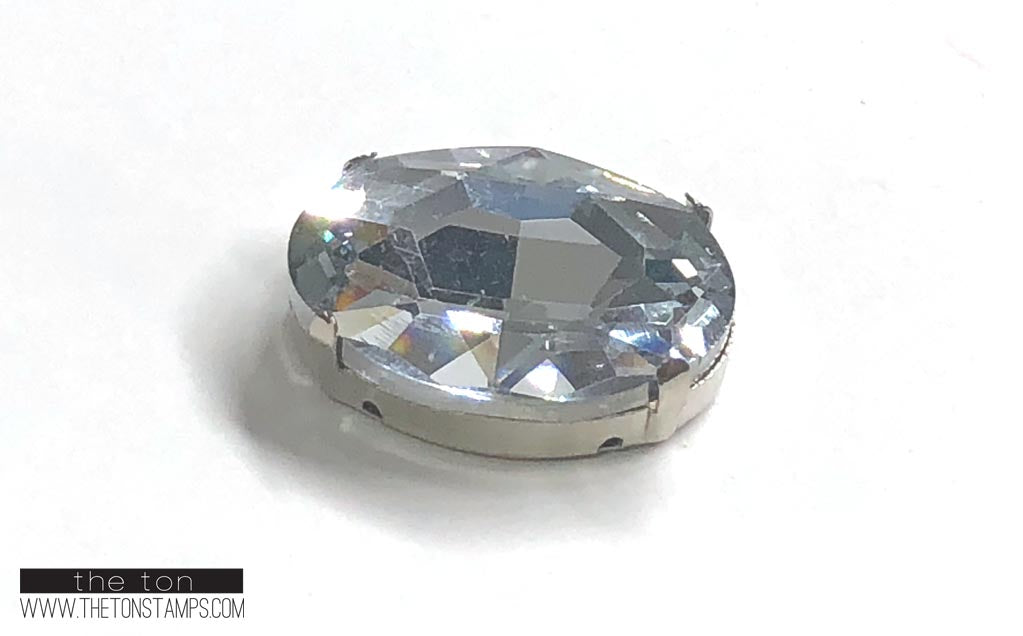 Glass Gems - Clear Oval