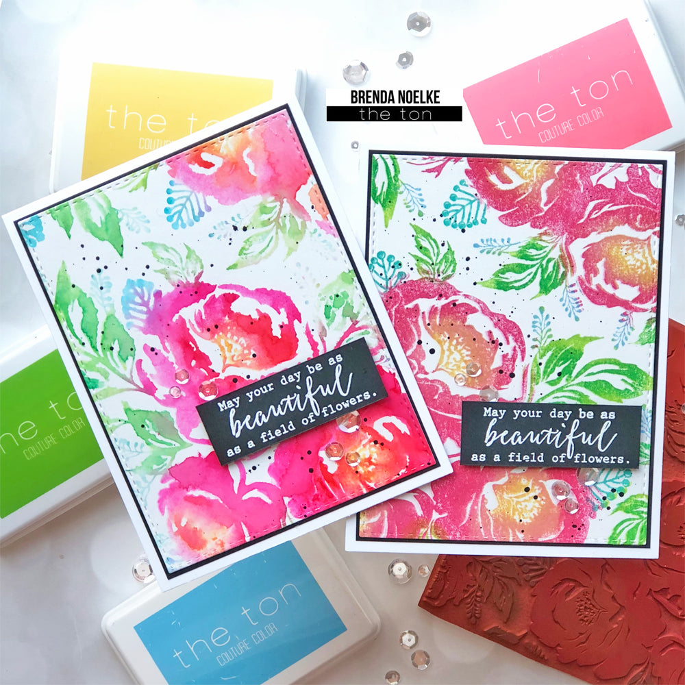 Peony Fields Cling Background