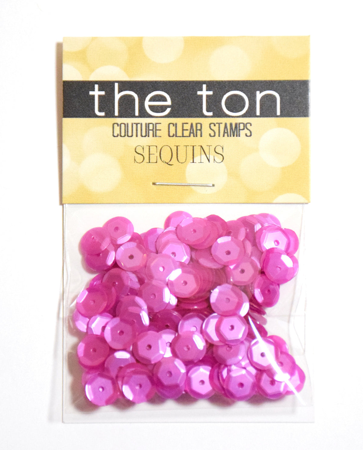 Queens Pink Sequins - 8, 6, 4mm, Mixed
