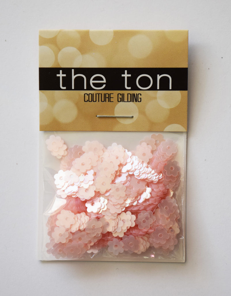 Pink Pearl Flora Sequins