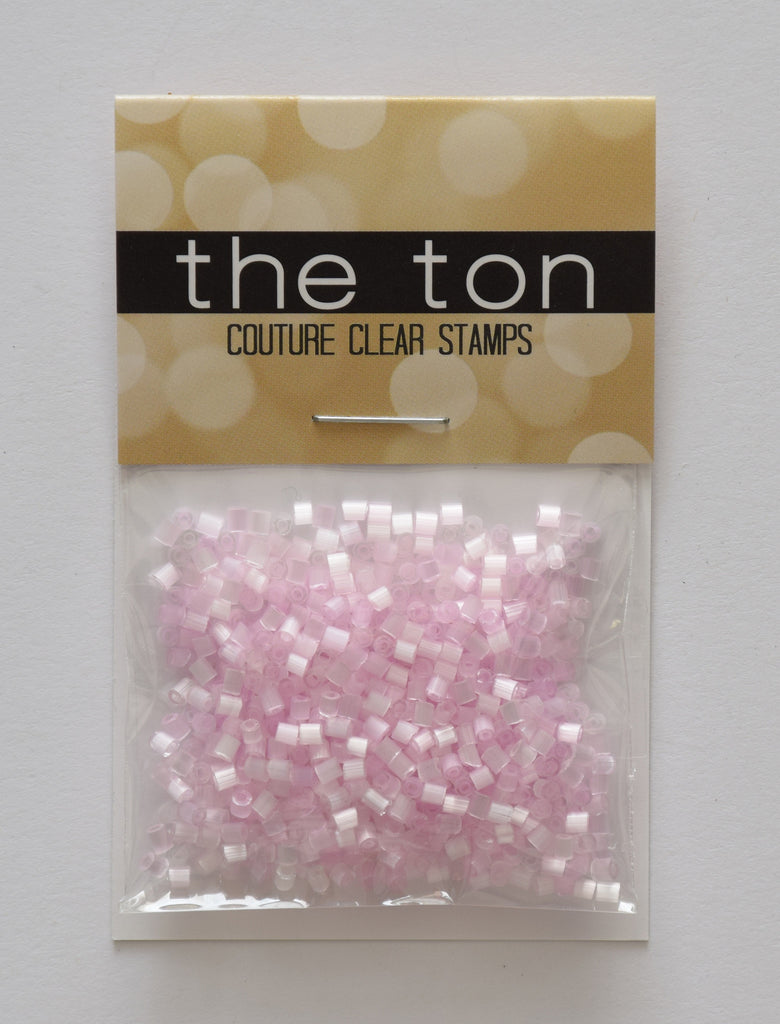 Pink Satin Beads