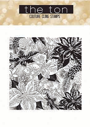 Poinsettia Garden Cling Background