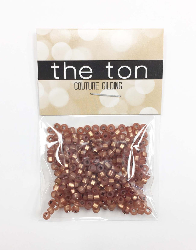 Polished Tawny Seed Beads