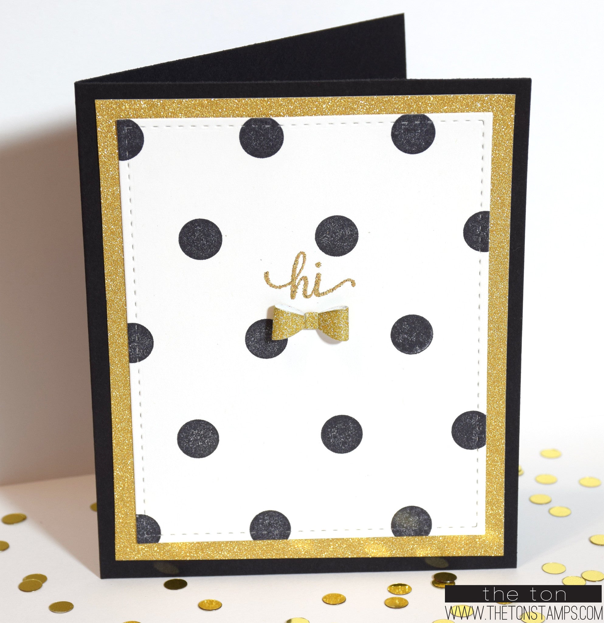 Polka Dot Cling Background