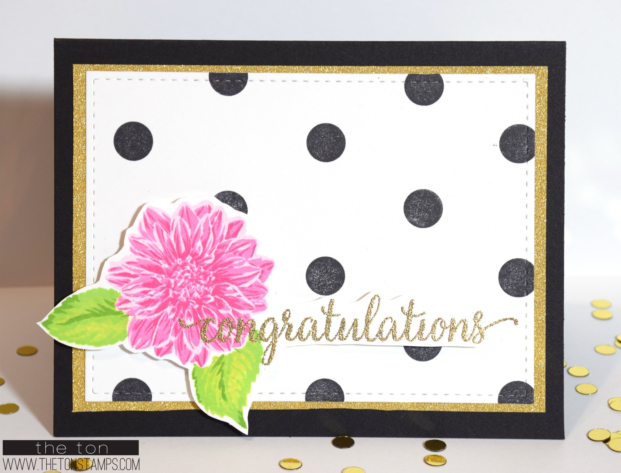Polka Dot Cling Background