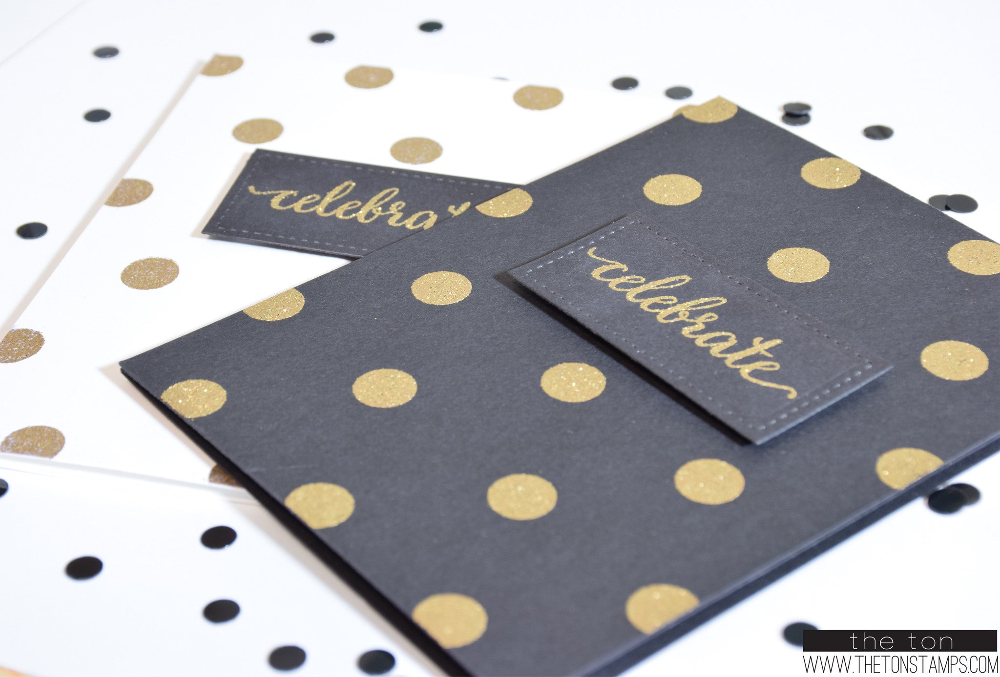 Polka Dot Cling Background