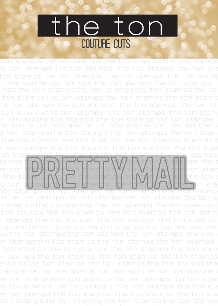Pretty Mail Word Plate Die
