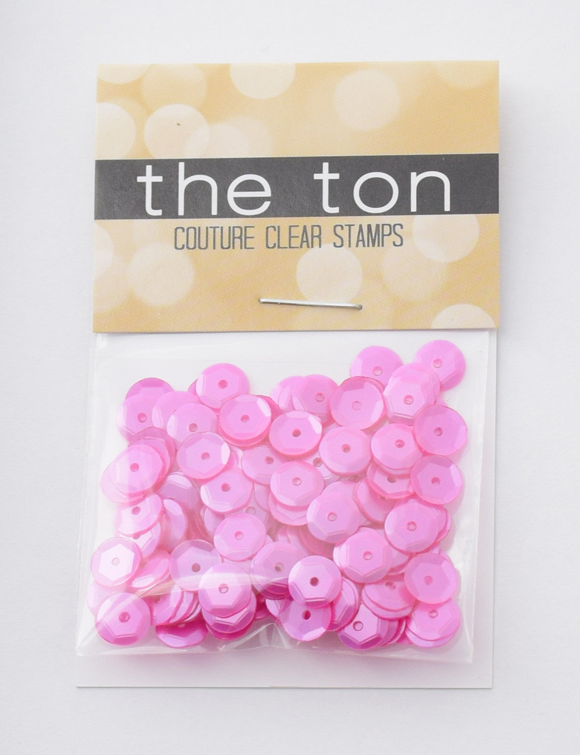 Princess Pink Sequins - 8, 6, 4mm, Mixed