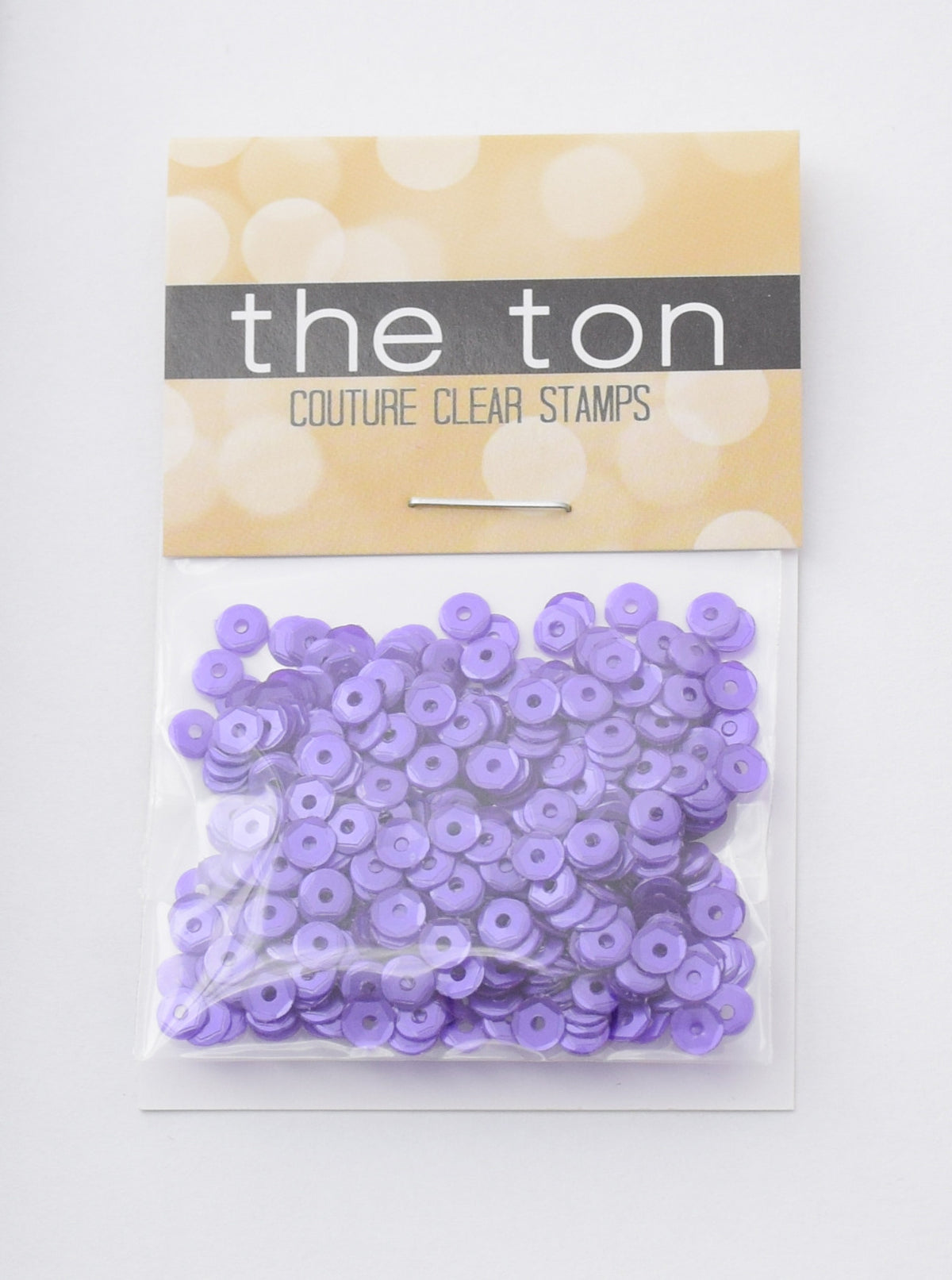 Triple Purple Crown Sequins - 10, 8, 6, 5, 4mm, Mixed