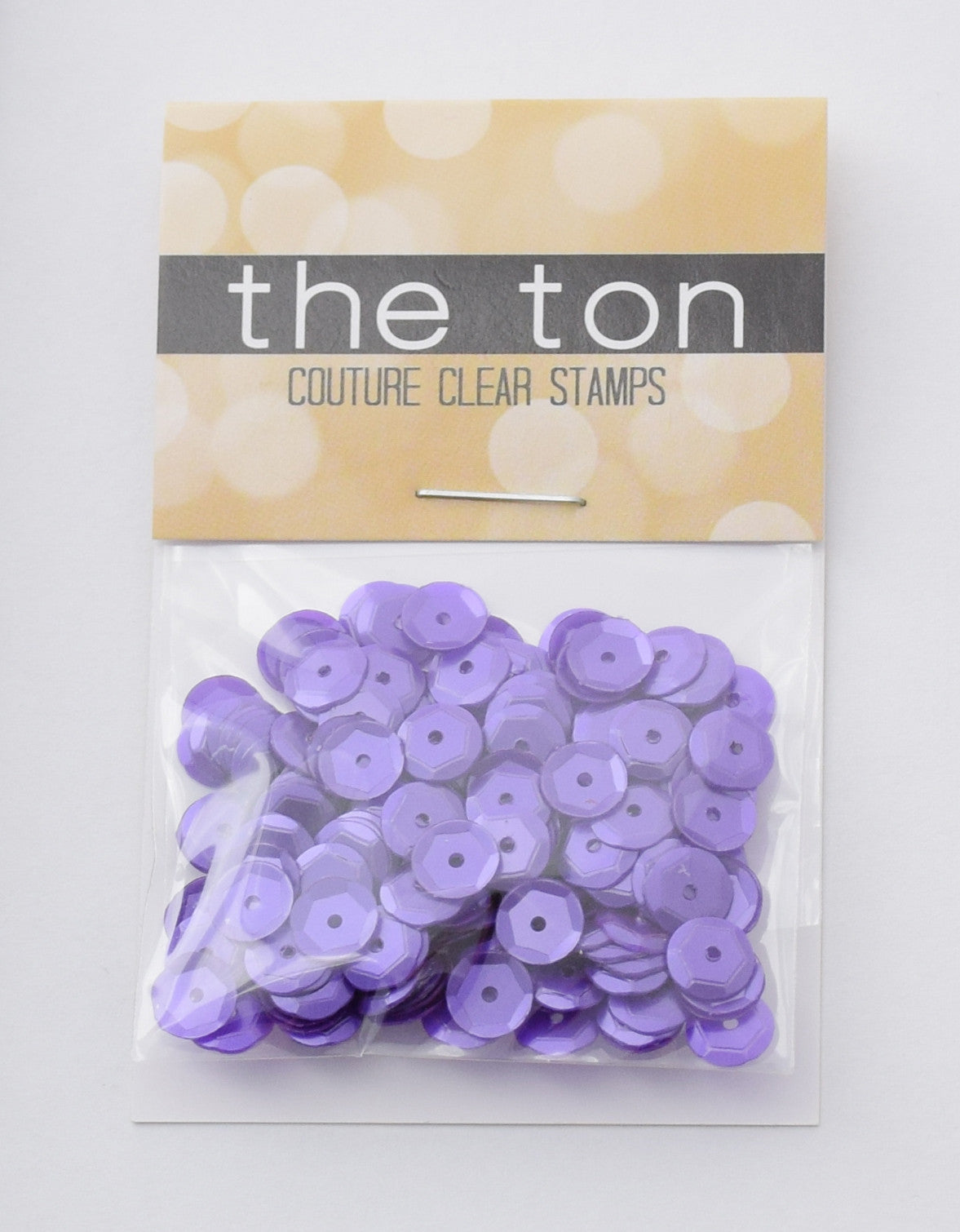 Triple Purple Crown Sequins - 10, 8, 6, 5, 4mm, Mixed