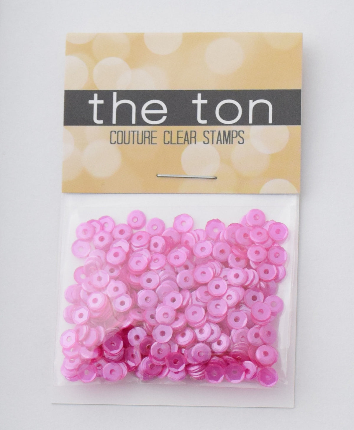Queens Pink Sequins - 8, 6, 4mm, Mixed