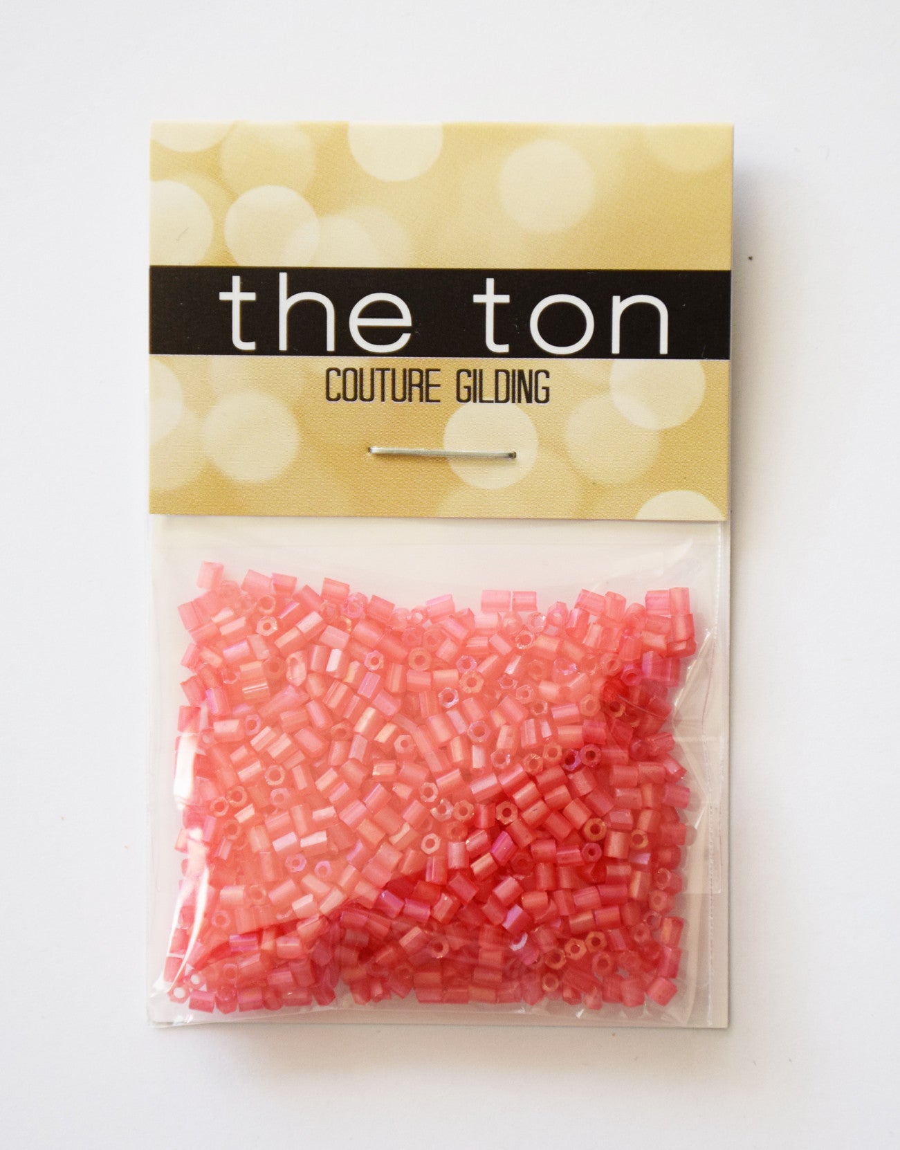 Rose Matte Bugle Beads