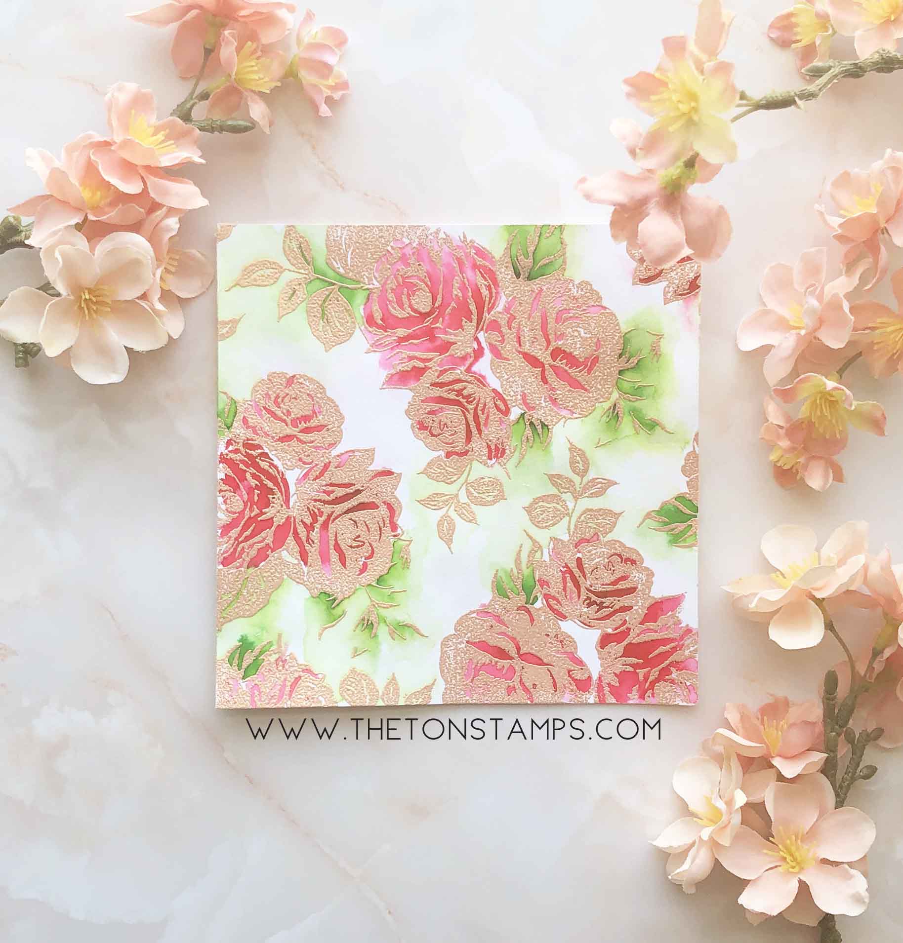 Rose Terrace Cling Backgroun