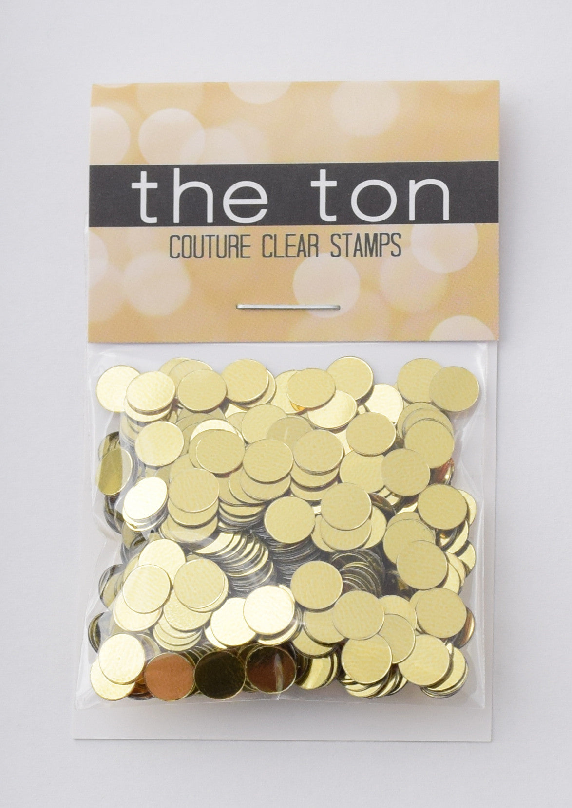 Round Confetti - Gold