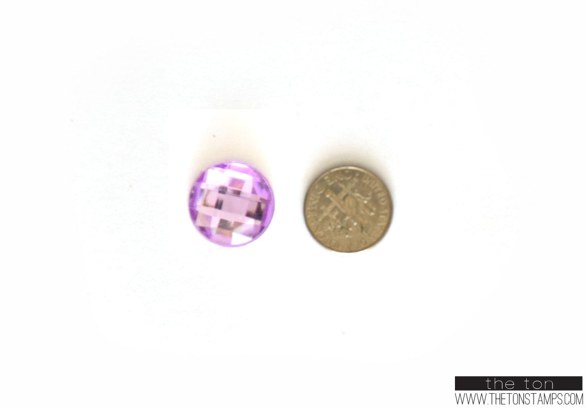 Lavender Round Gems