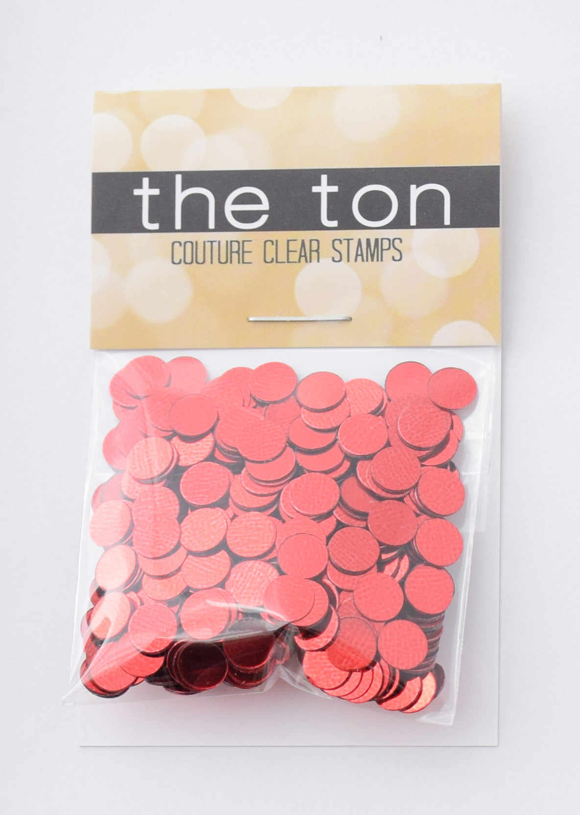 Round Confetti - Red