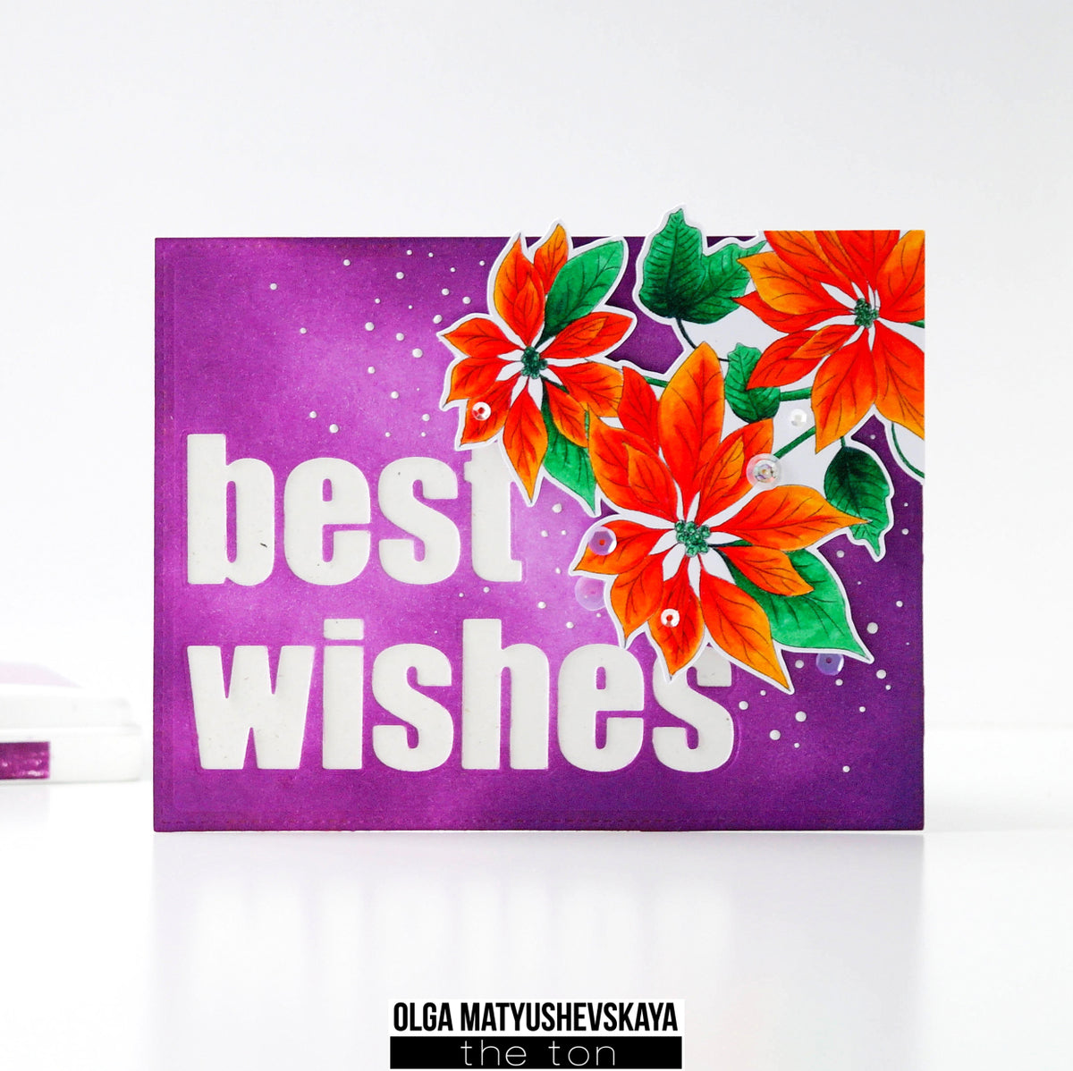 Bold General Greeting Word Plate Dies