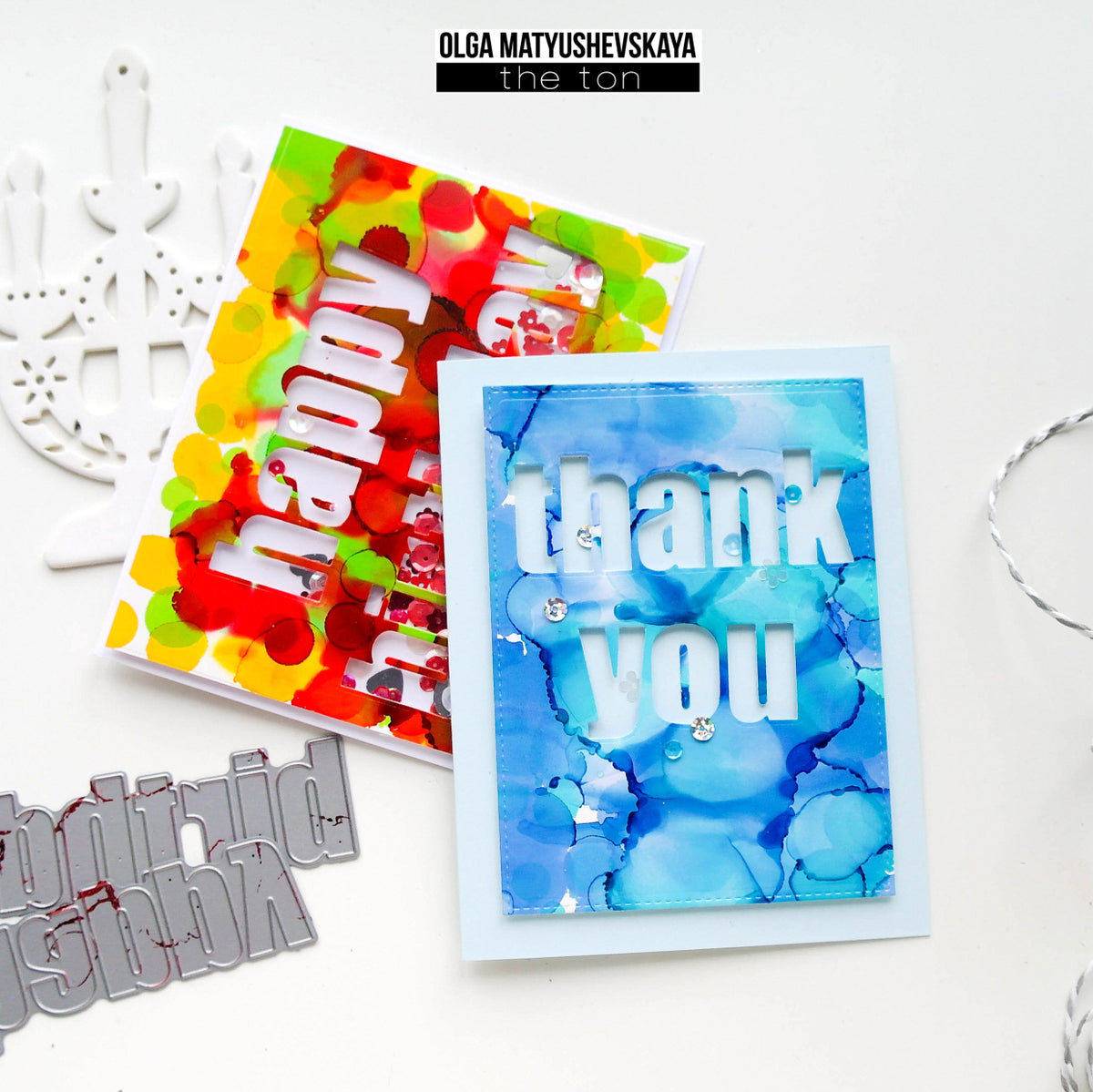 Bold General Greeting Word Plate Dies