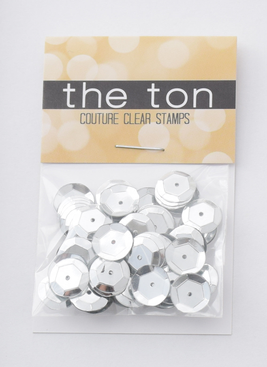 Silver Metallic Sequins - 10mm, 8mm, 6mm, 5mm, 4mm, MIXED