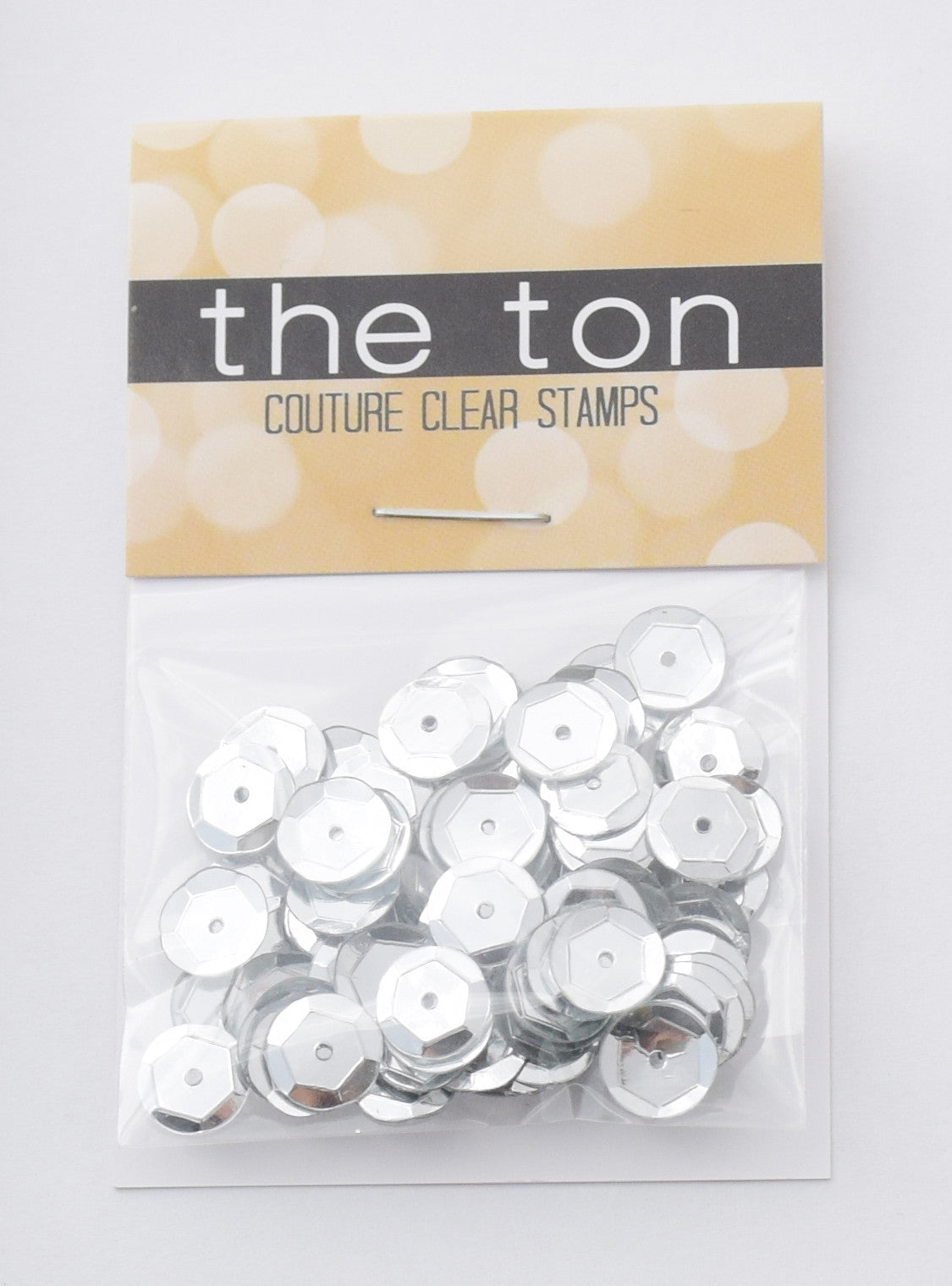 Silver Metallic Sequins - 10mm, 8mm, 6mm, 5mm, 4mm, MIXED