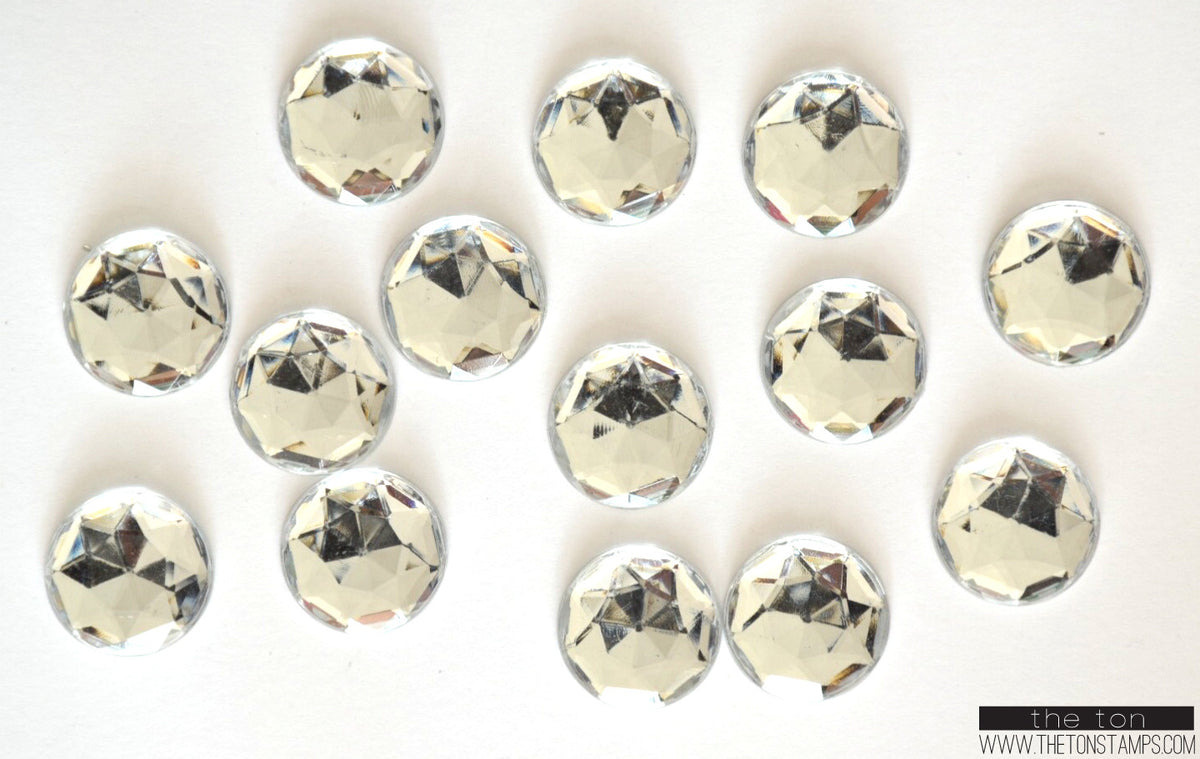 Silver Round Gems