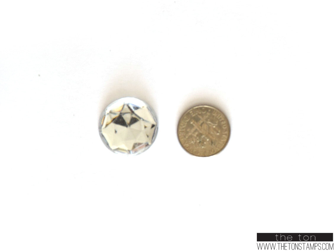 Silver Round Gems