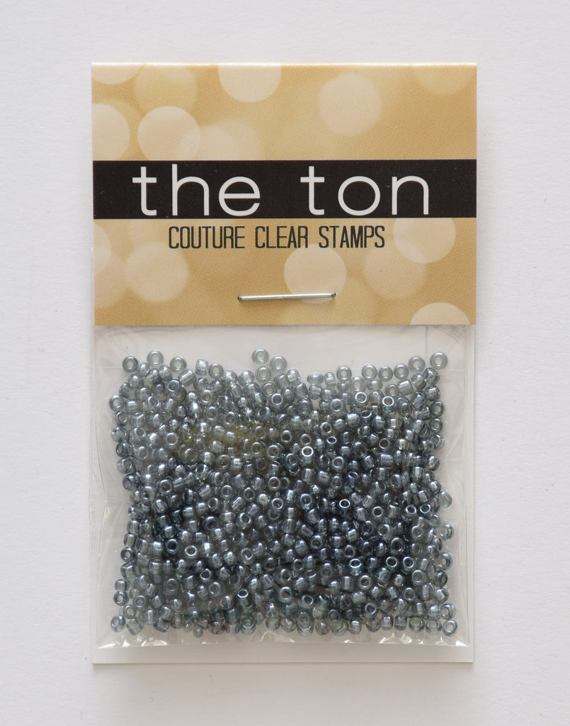 Steel Blue Seed Beads