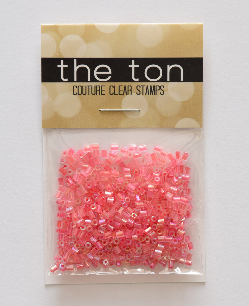 Strawberry Daiquiri Bugle Beads
