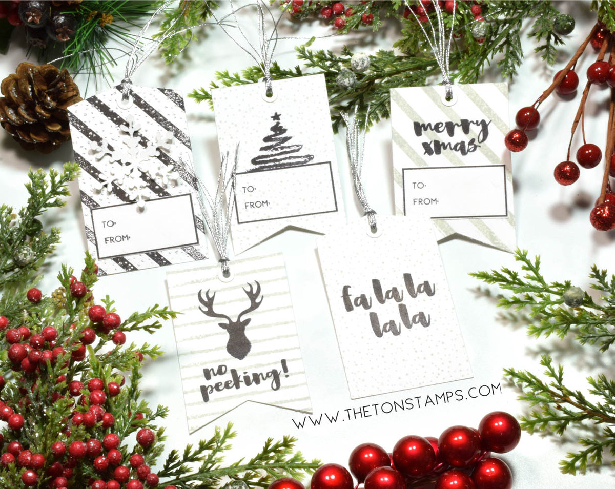 Holiday Chic Tags Stamp Set